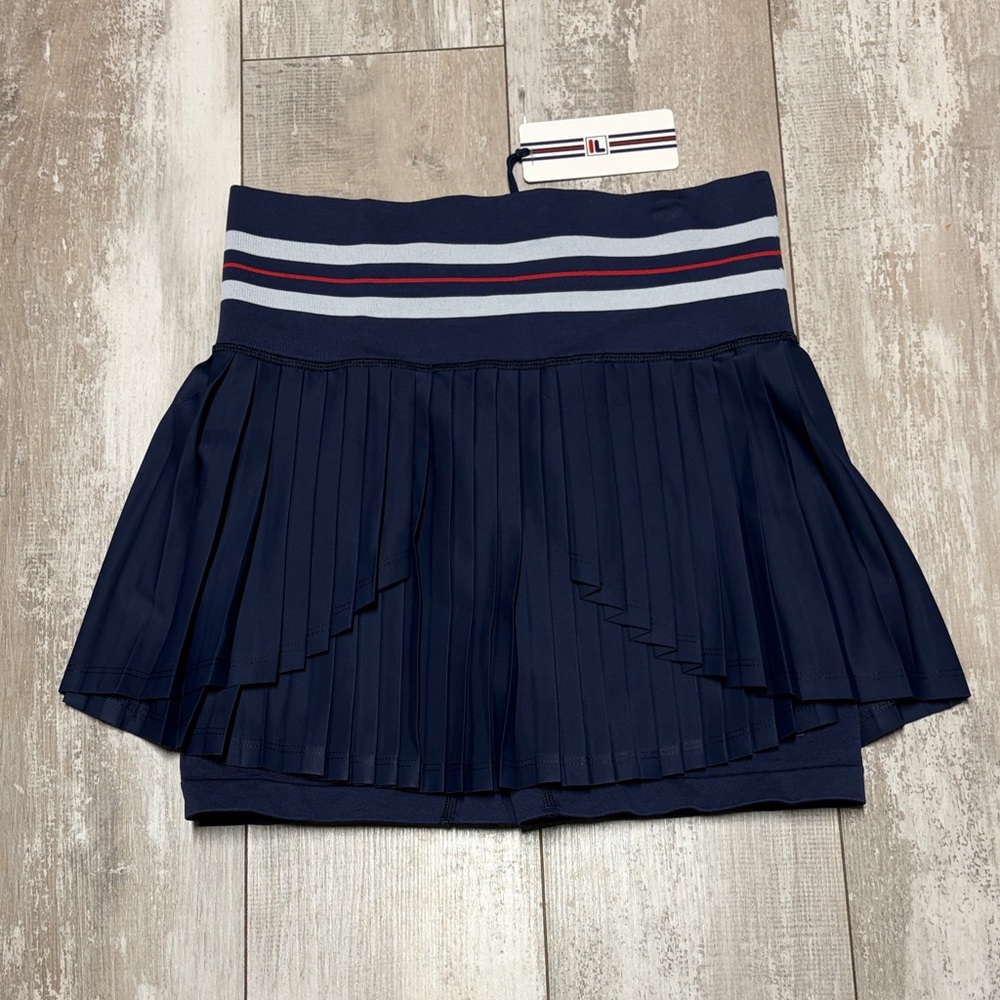Fila Navy Blue Pleated Skirt